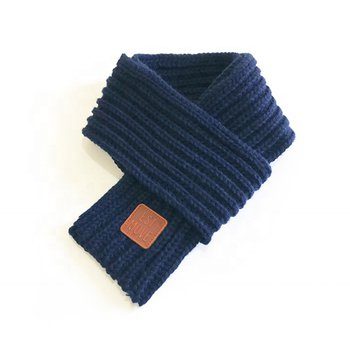 純色冬季腈綸圍巾-布標壓印LOGO_0